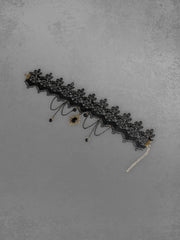 Vintage Chains Lace Pendant Choker Necklace