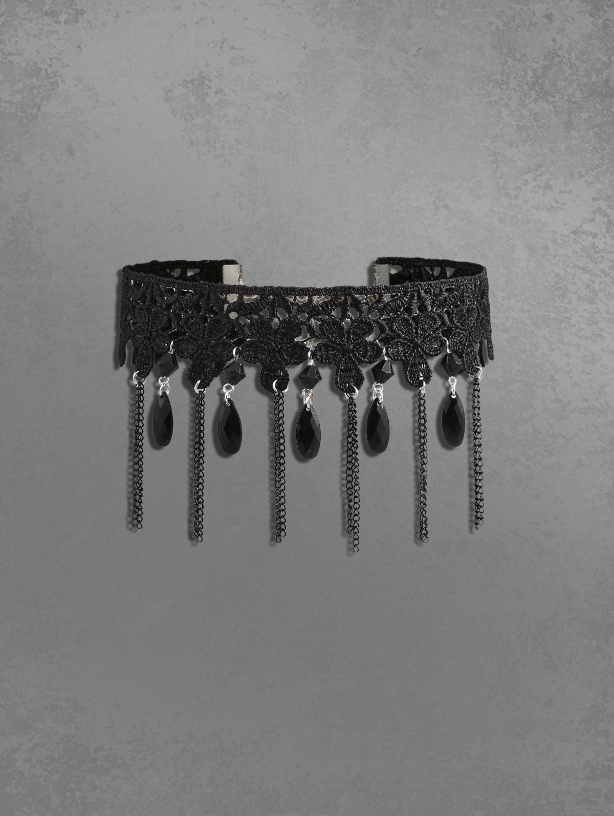 Retro Fringe Chains Pendant Choker