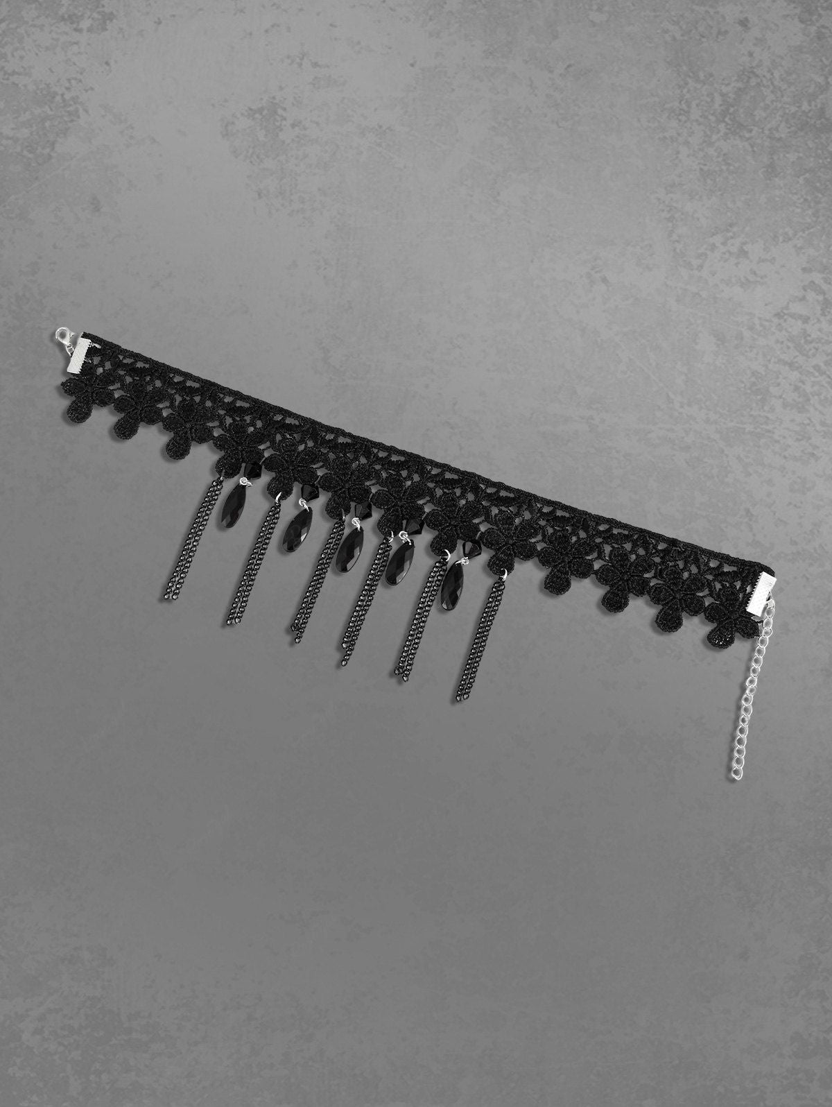 Retro Fringe Chains Pendant Choker