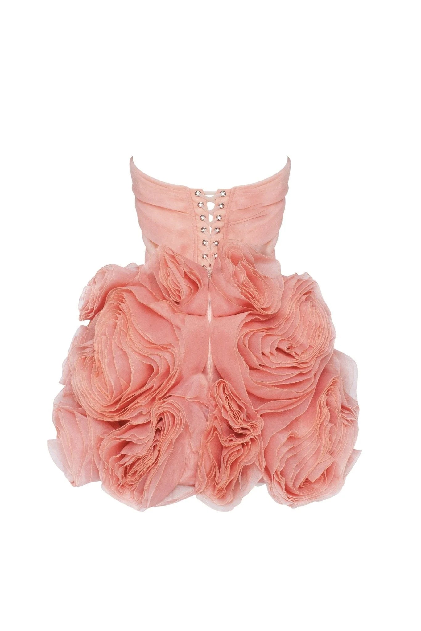 Organza Coral Mini Dress