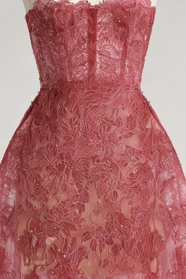 Red Lace Dress
