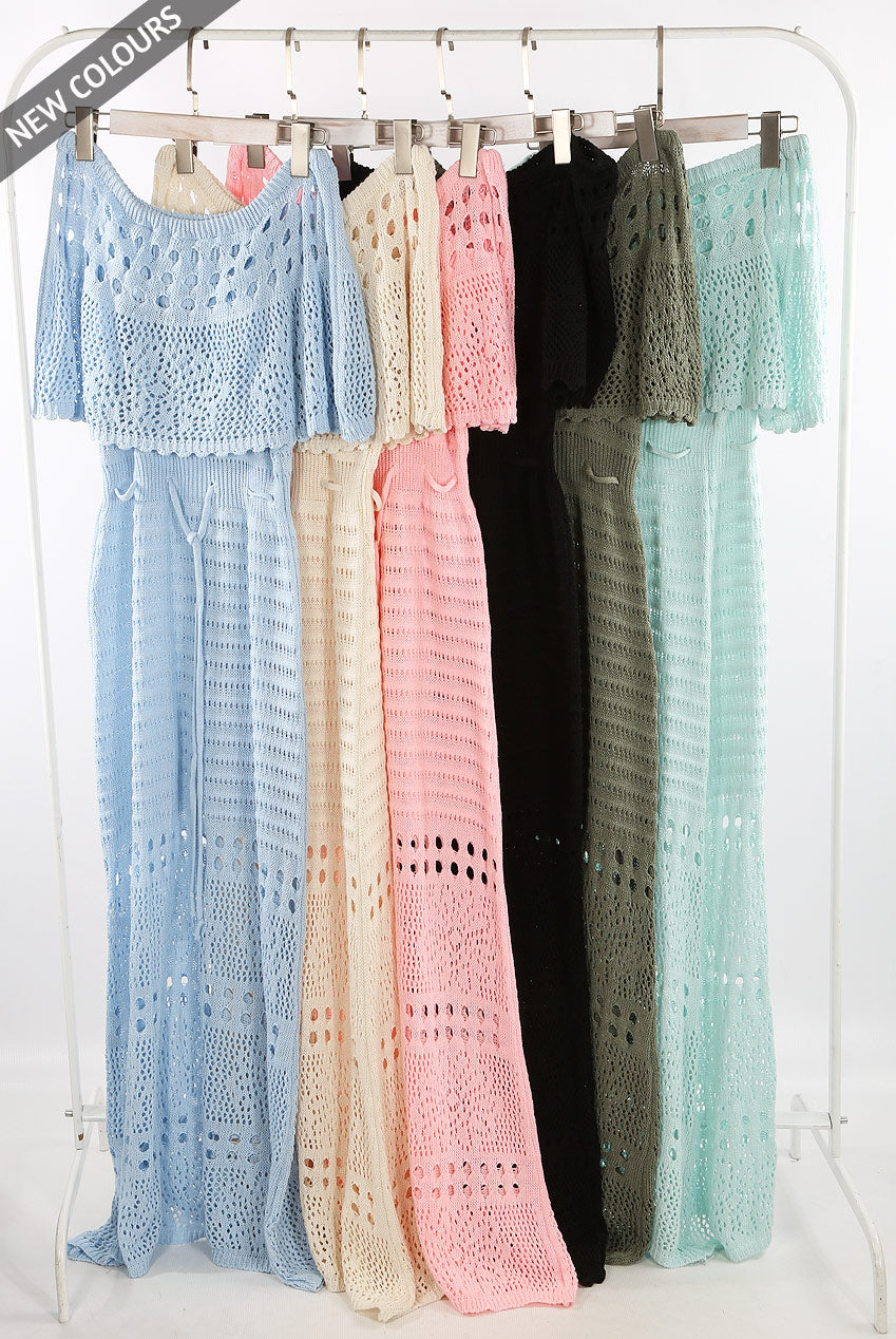 Overlay Bandeau Maxi Dress