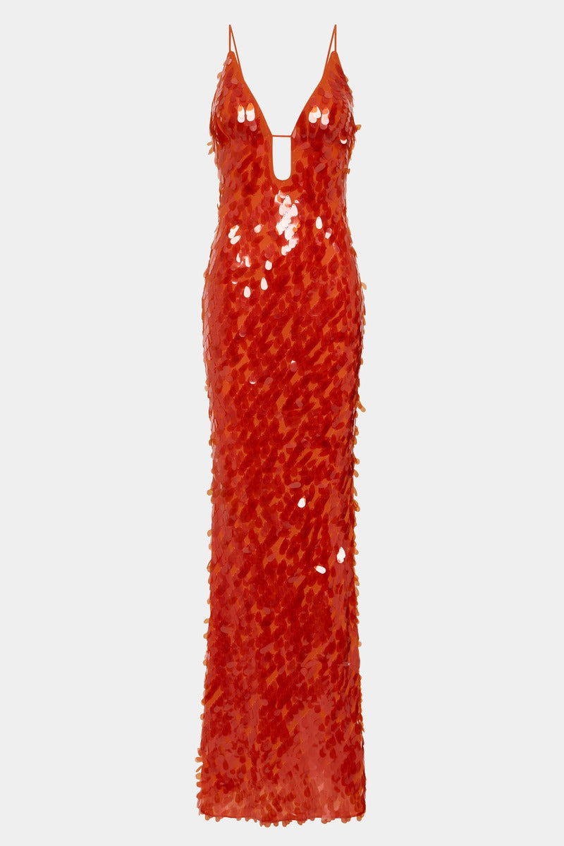 Sapphire Sequin Maxi