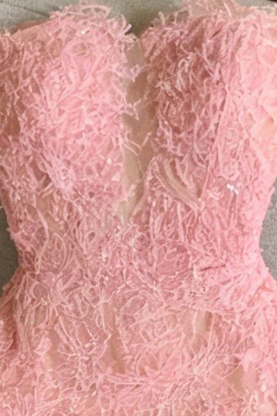 Pink Lace Dress