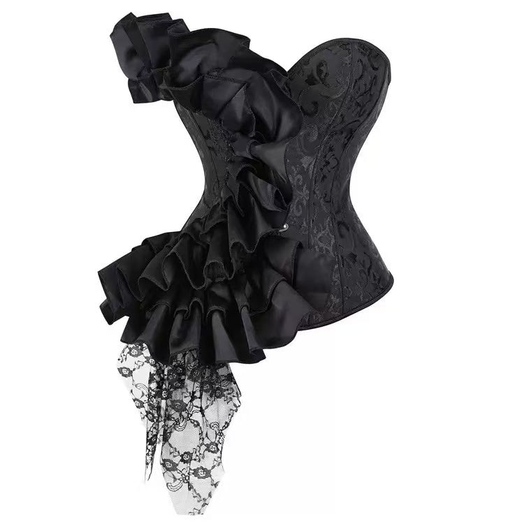 Retro Satin Corset Top