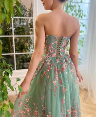 Floral Ballerina Midi Dress