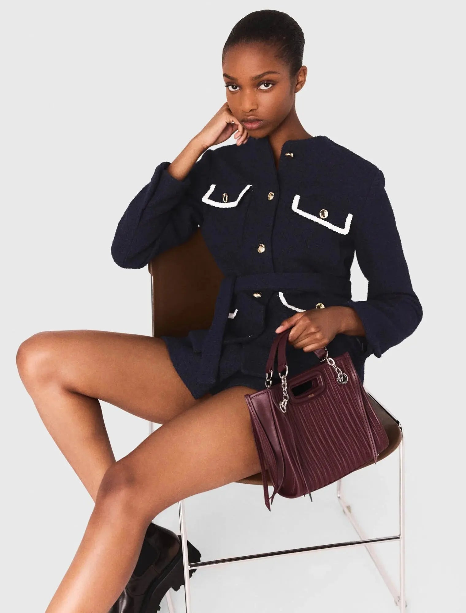 Navy Blue 4-Pocket Jacket