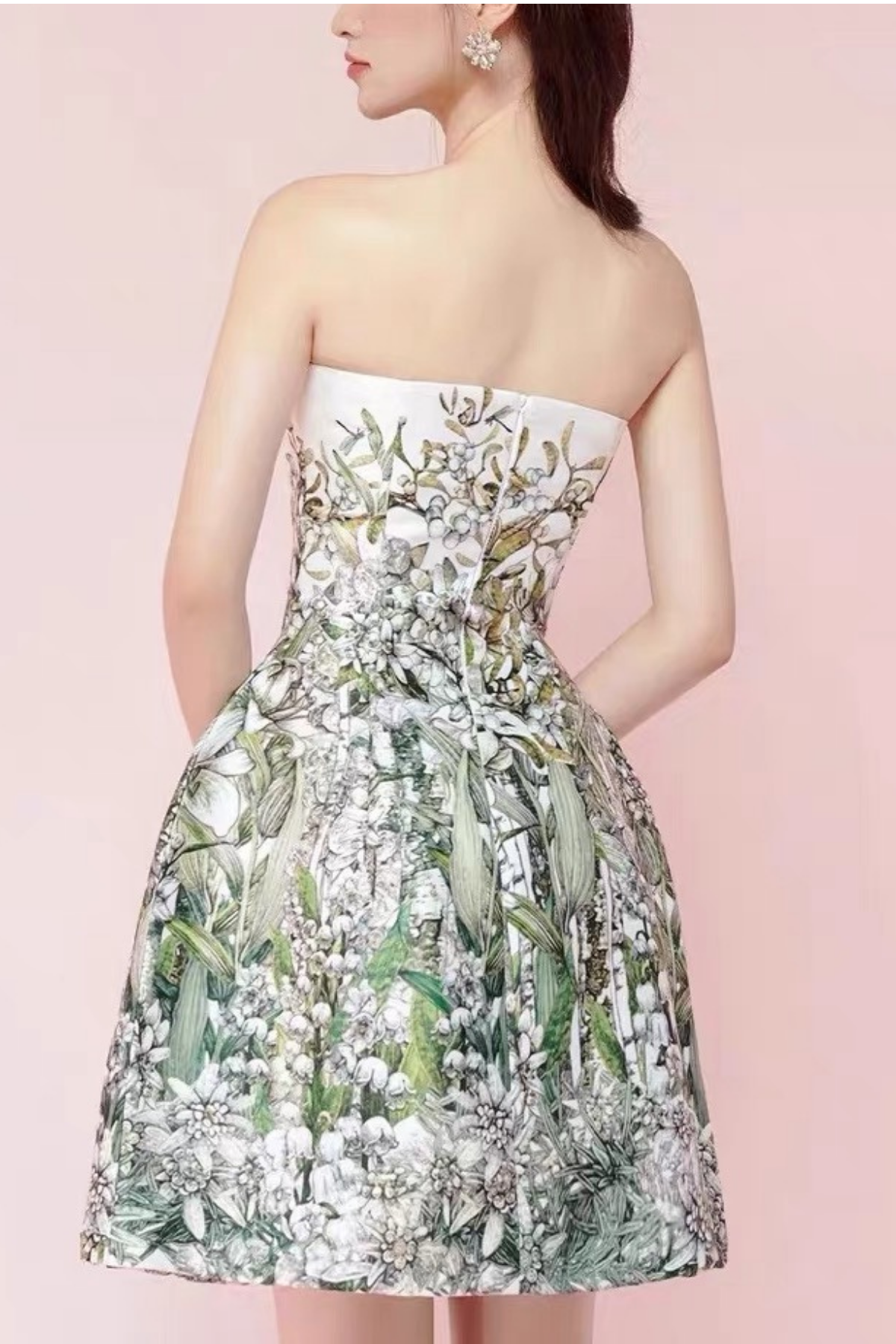 Floral Print A-Line Mini Dress