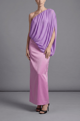 One Shoulder Ruched Dress