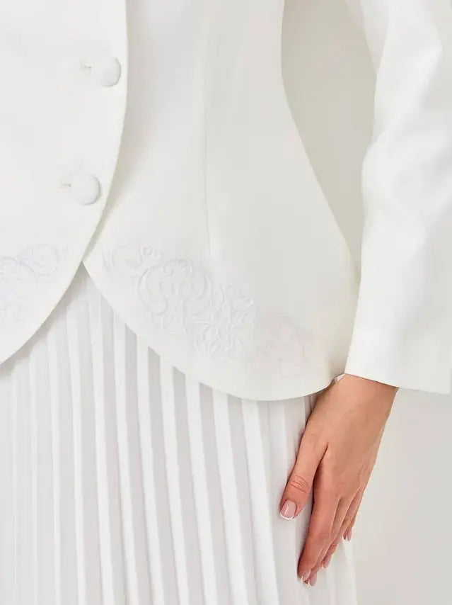 White Two Piece Set