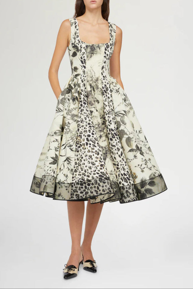 Print Midi Dress