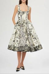 Print Midi Dress