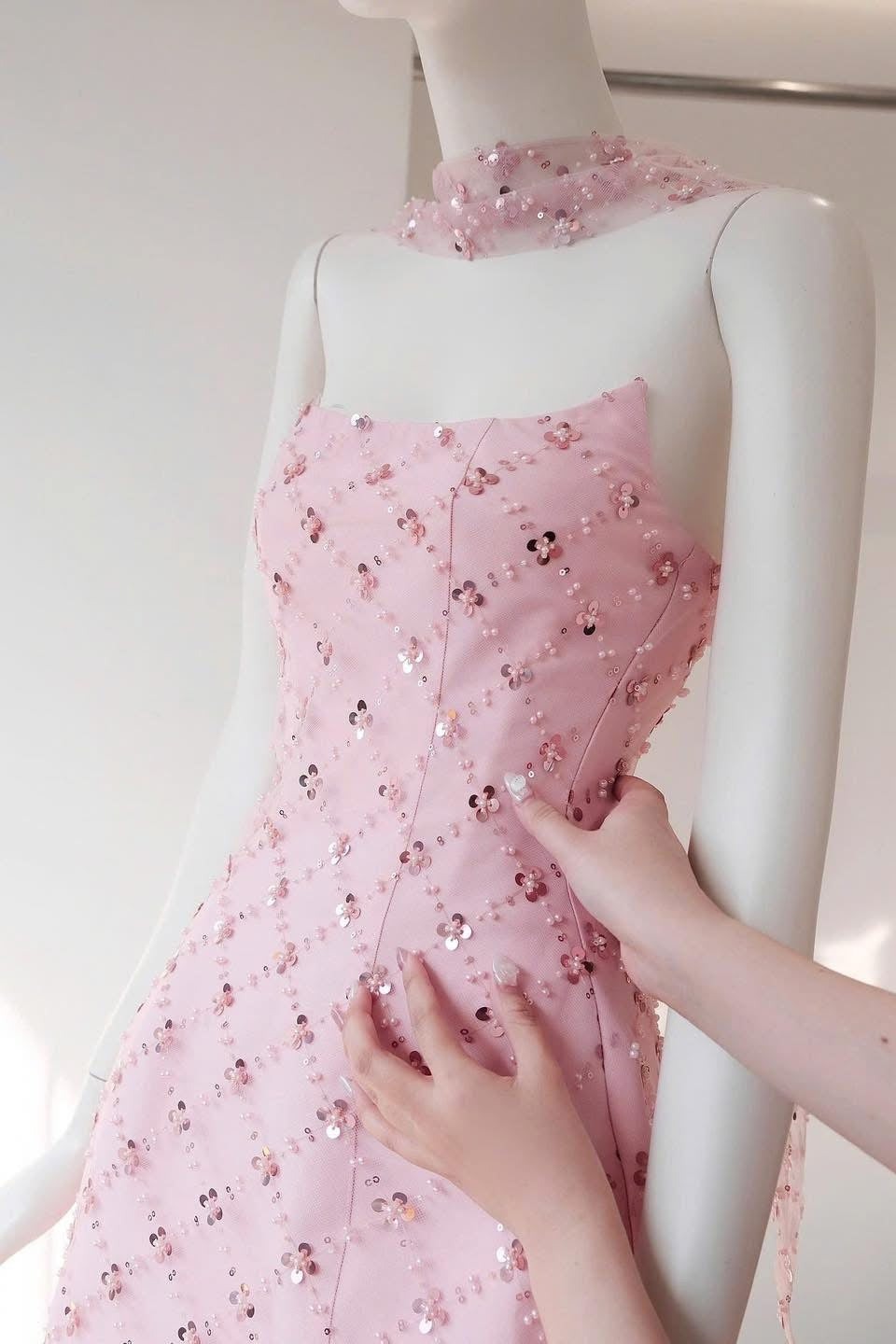 Ses Mini Dress in Pink