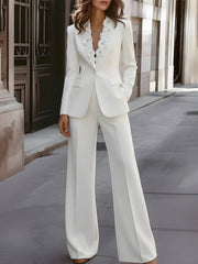 Pantsuit With Floral Detail