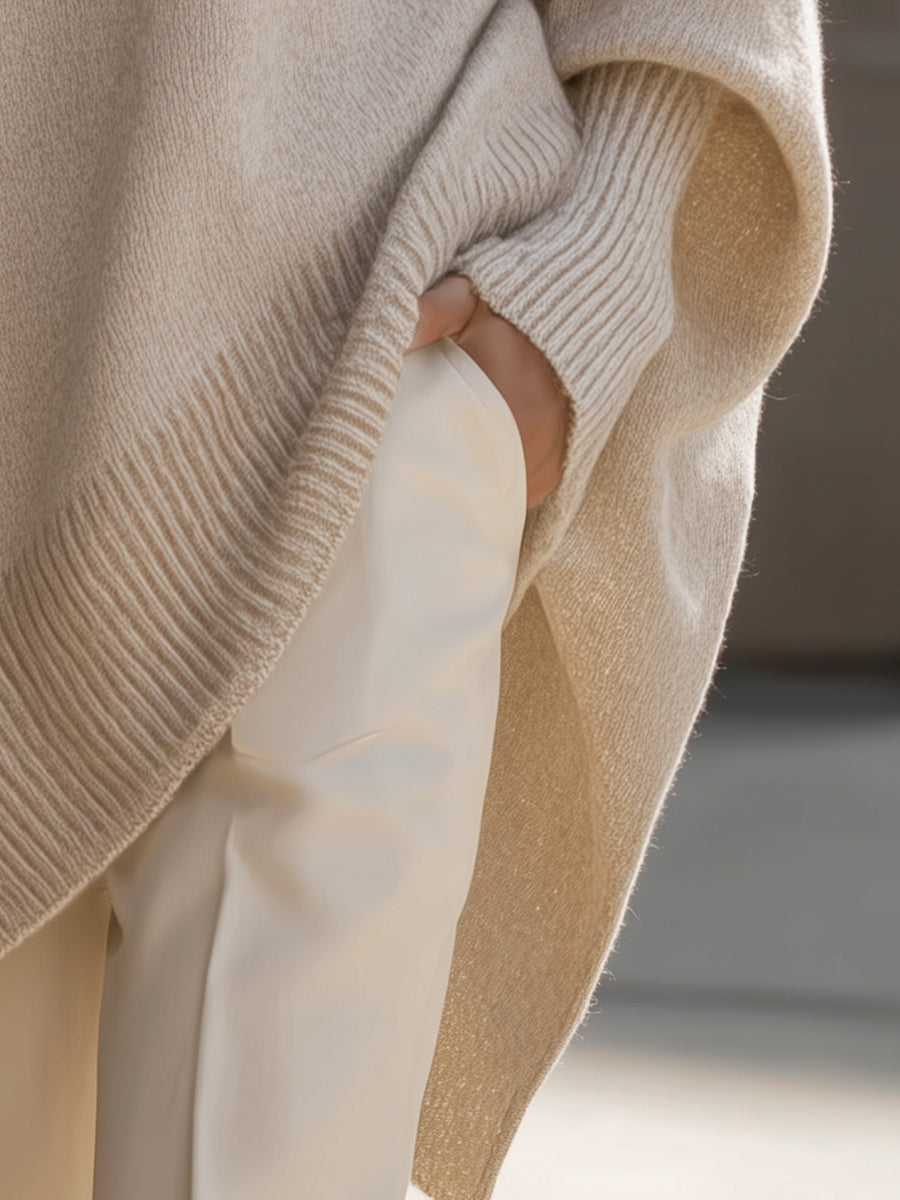 Knit Poncho Sweater