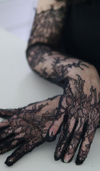 Lace Handmade Long Gloves