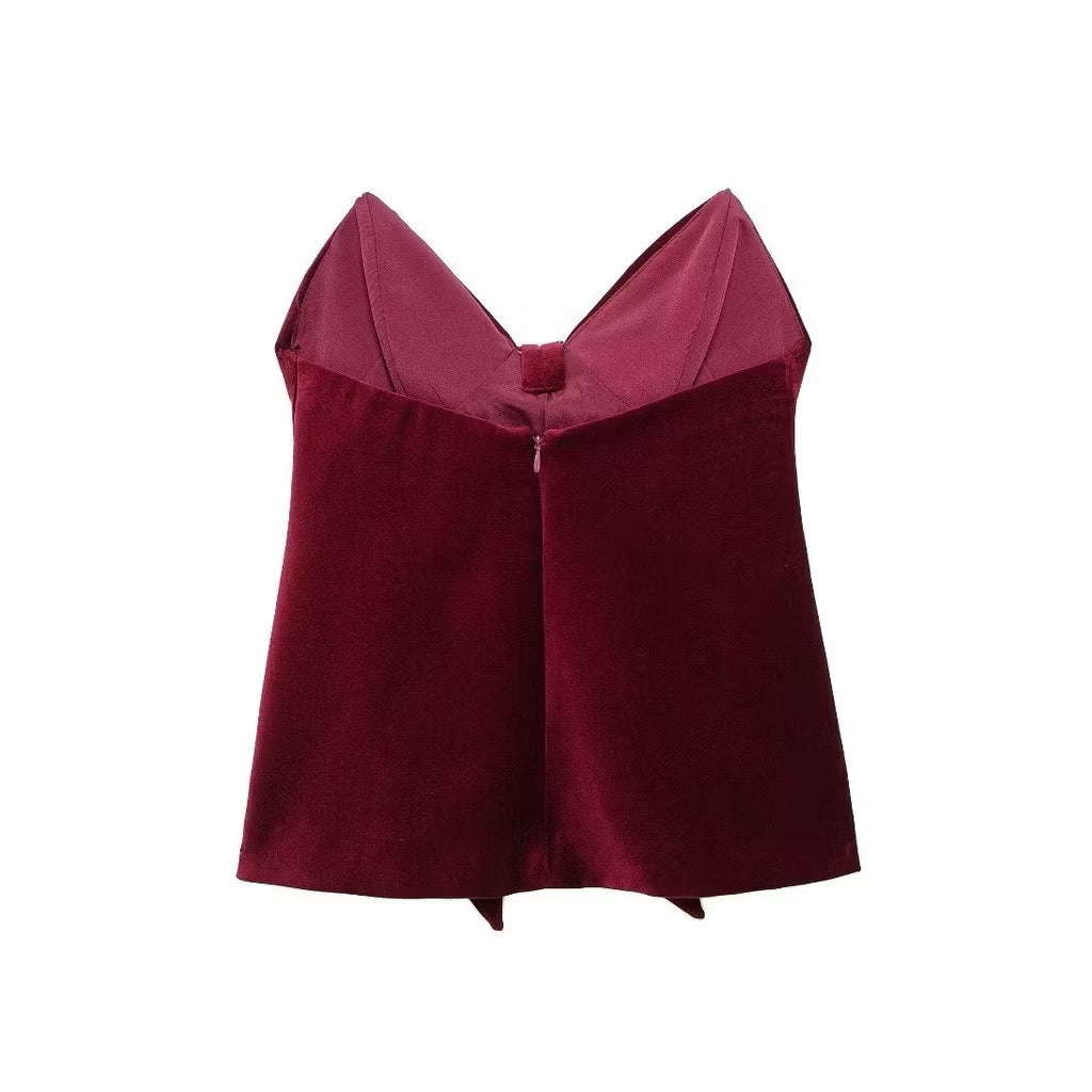 Top In Wine Red