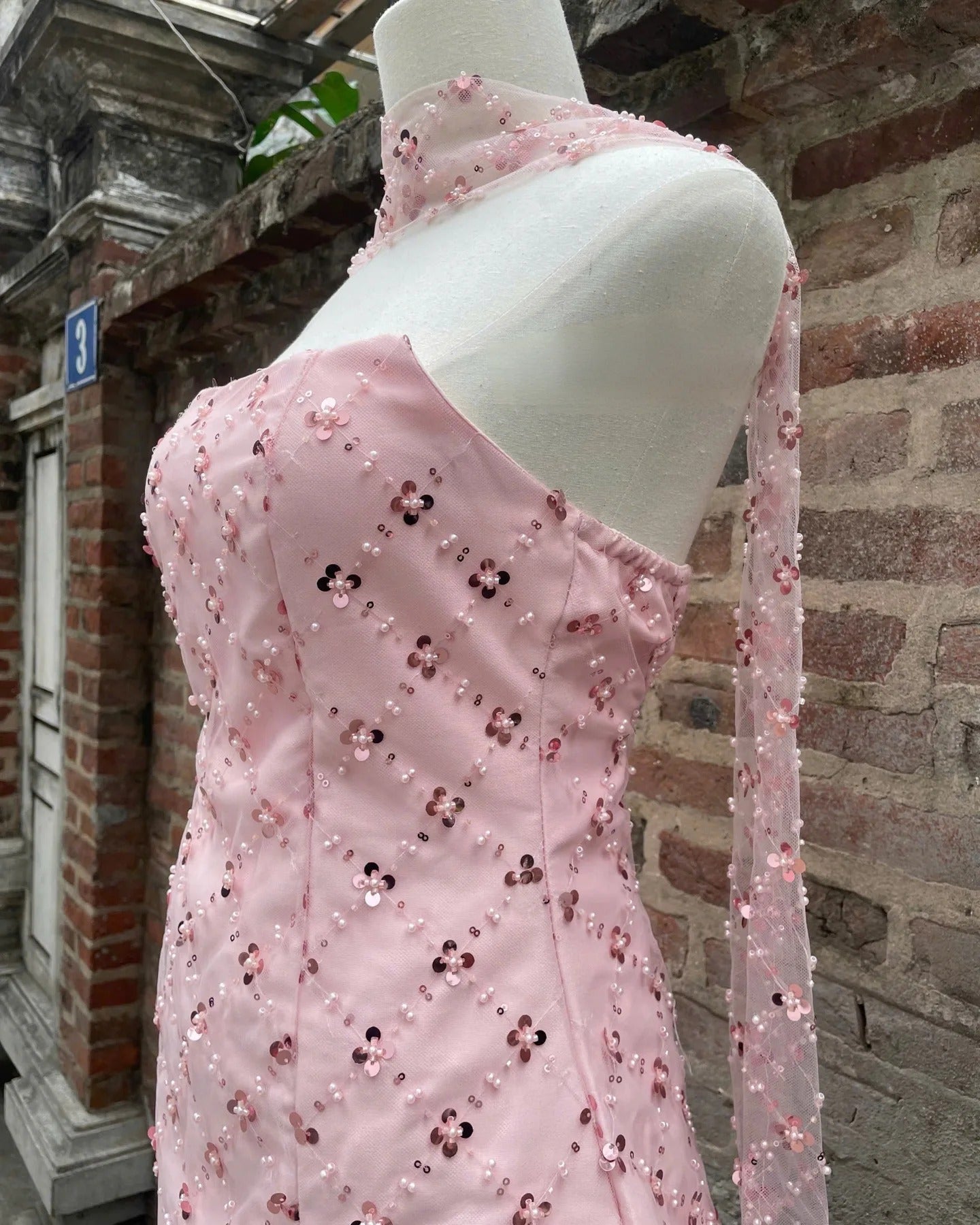 Ses Mini Dress in Pink