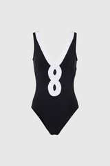Plunge Cutout One Piece Swimsuit