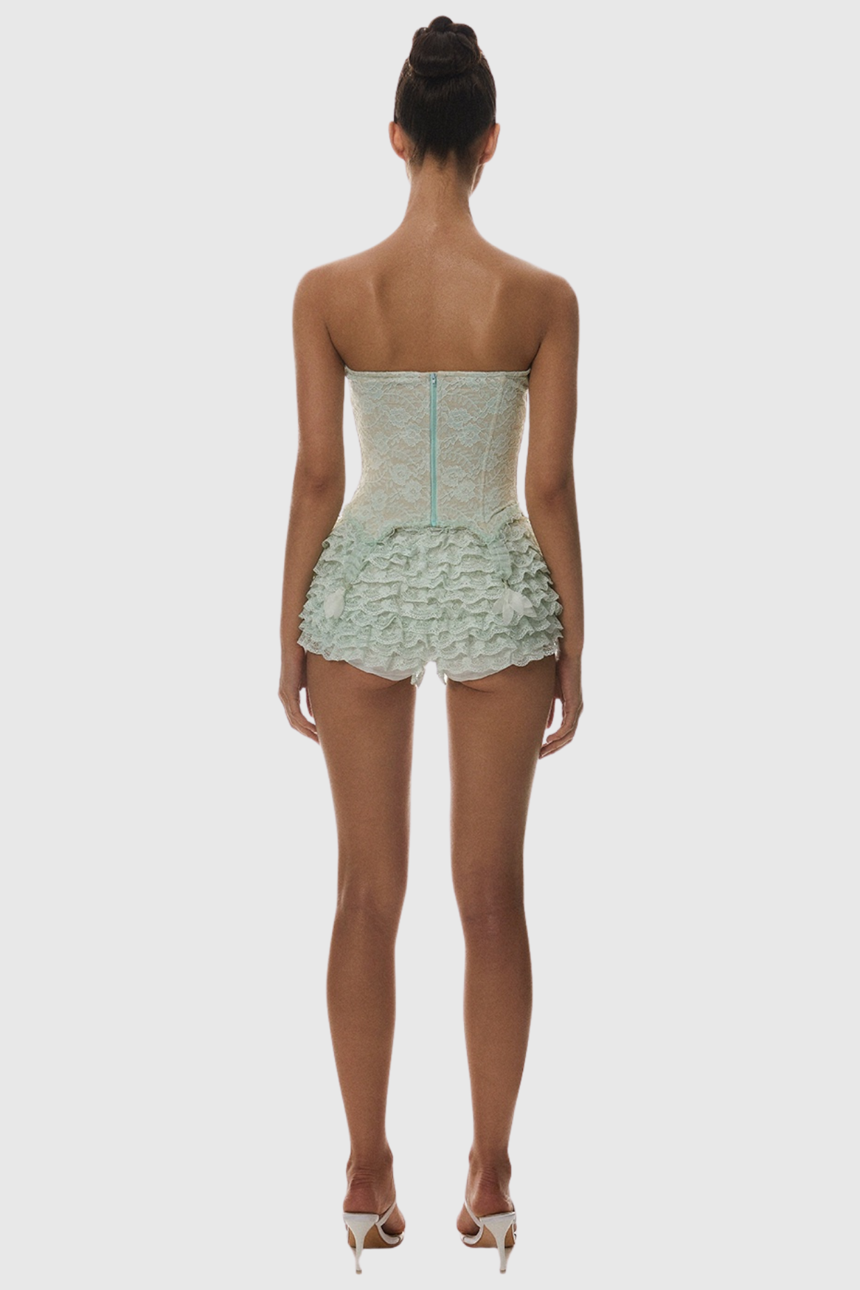 Lace Corset - Green