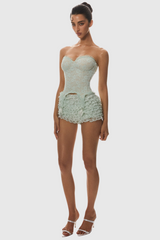 Lace Corset - Green