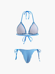 Halter Triangle Bikini Set