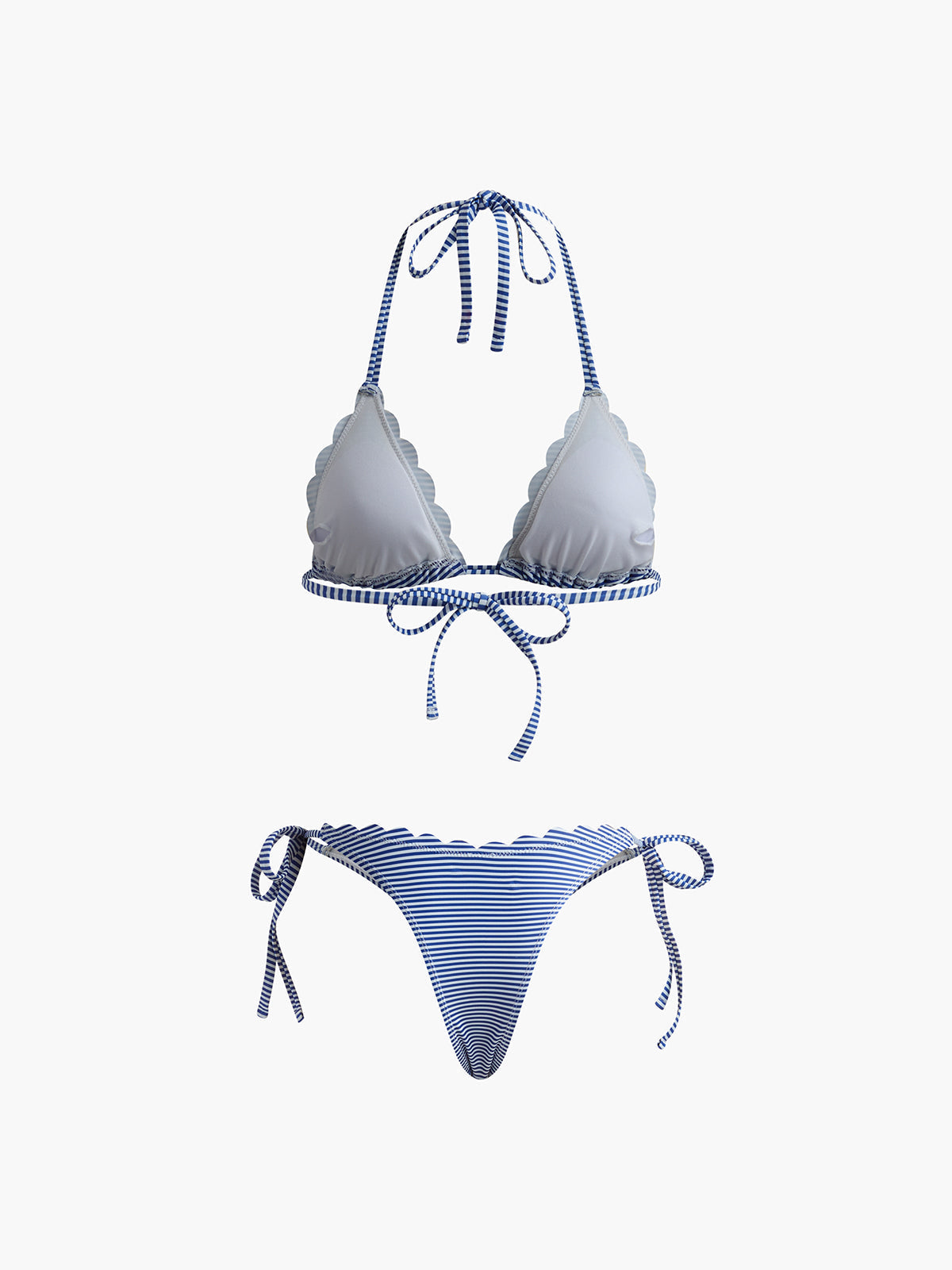 Halter Removable Padded Bikini Set