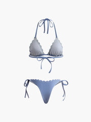 Halter Removable Padded Bikini Set