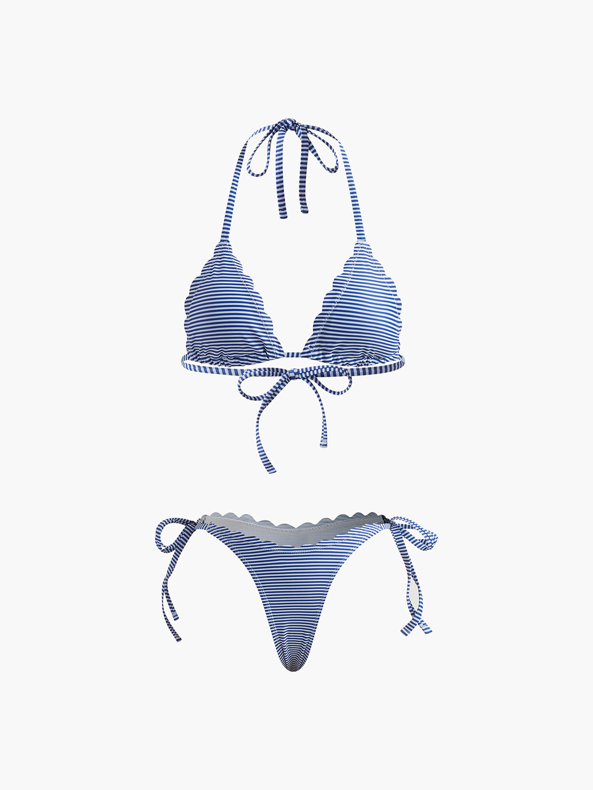 Halter Removable Padded Bikini Set