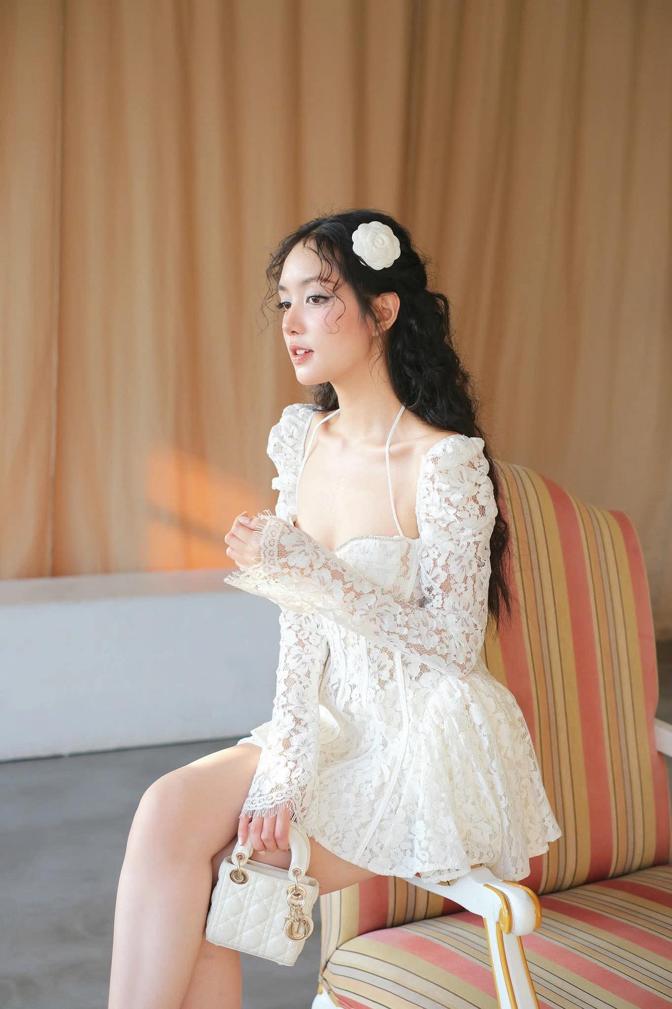 Lace Cortset Mini Dress