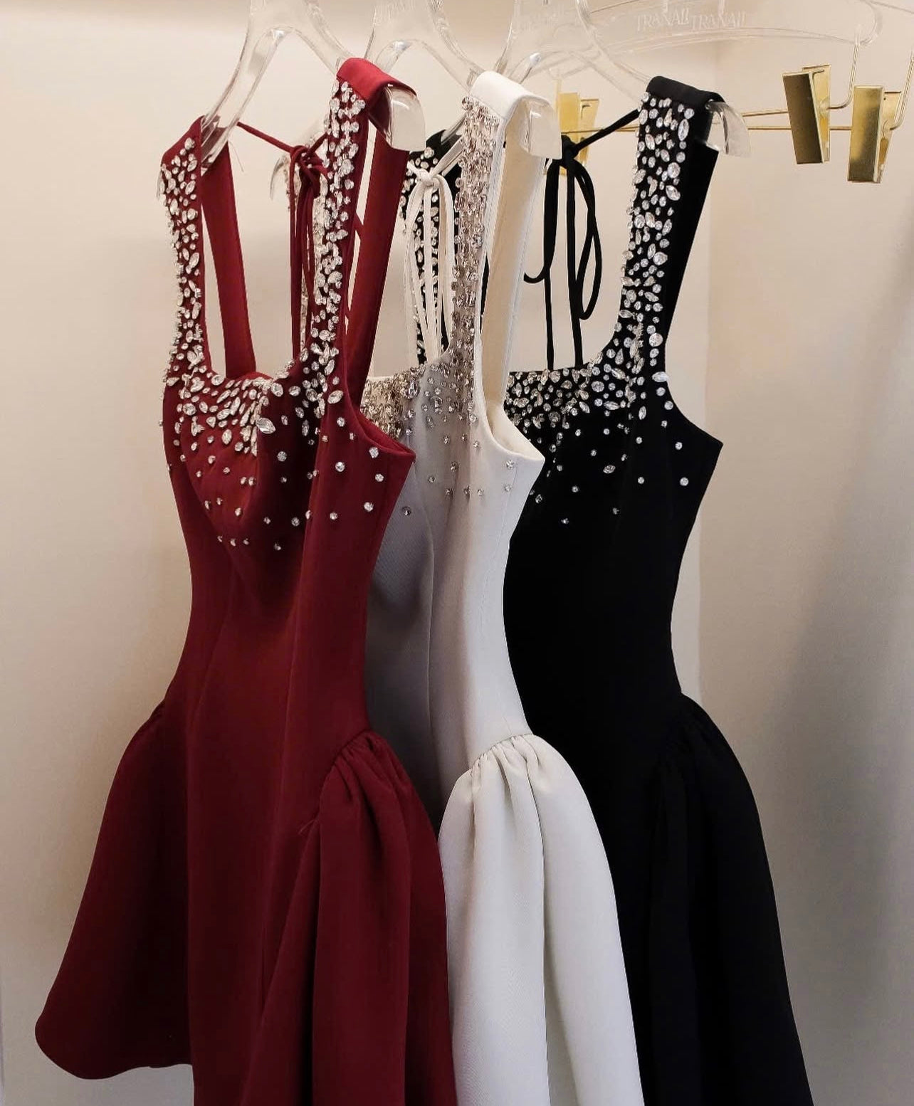 Sequin Embellished Mini Dress