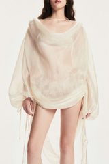 Bada Drape BlouSequin Two Piece Set