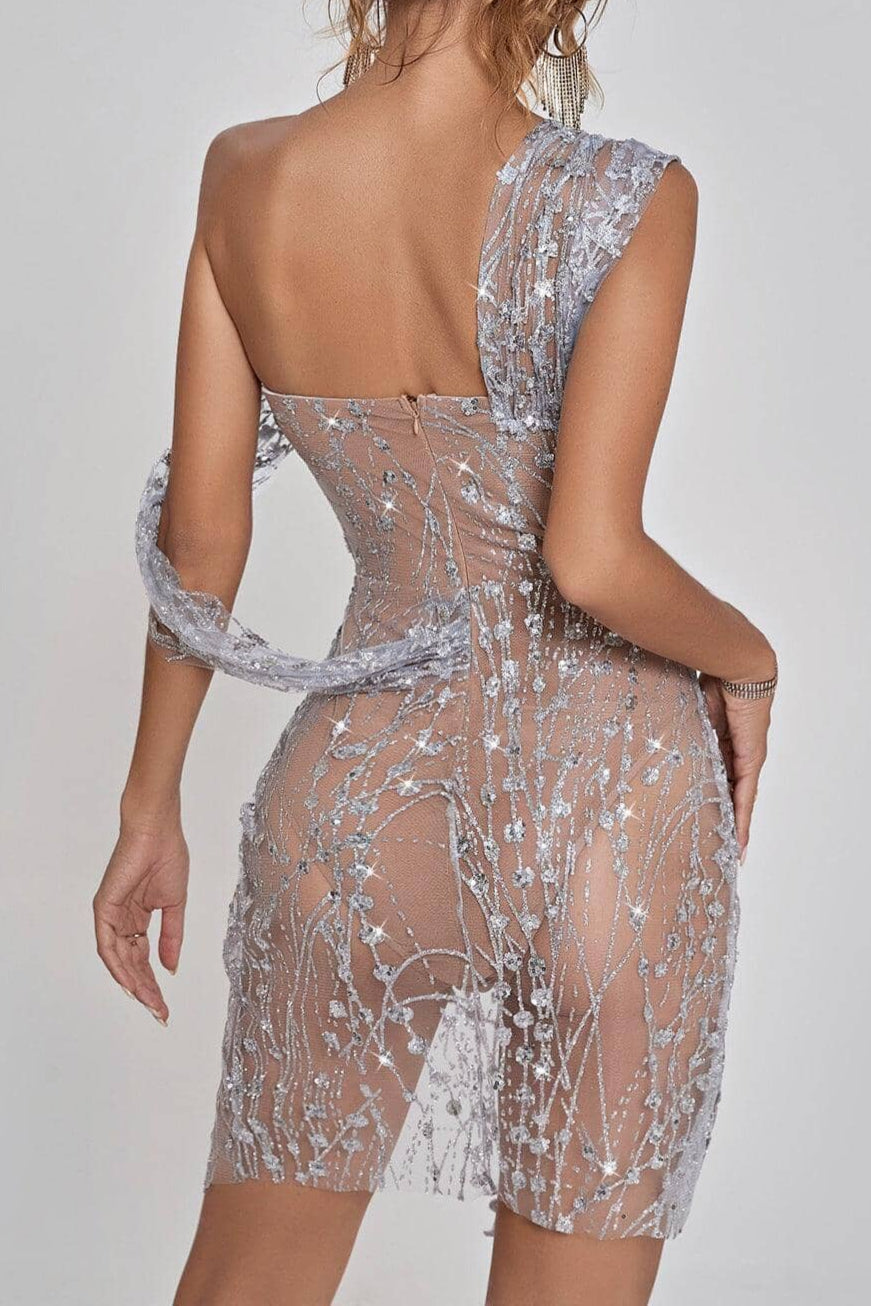 BaiSplit Sequin Mini Dress