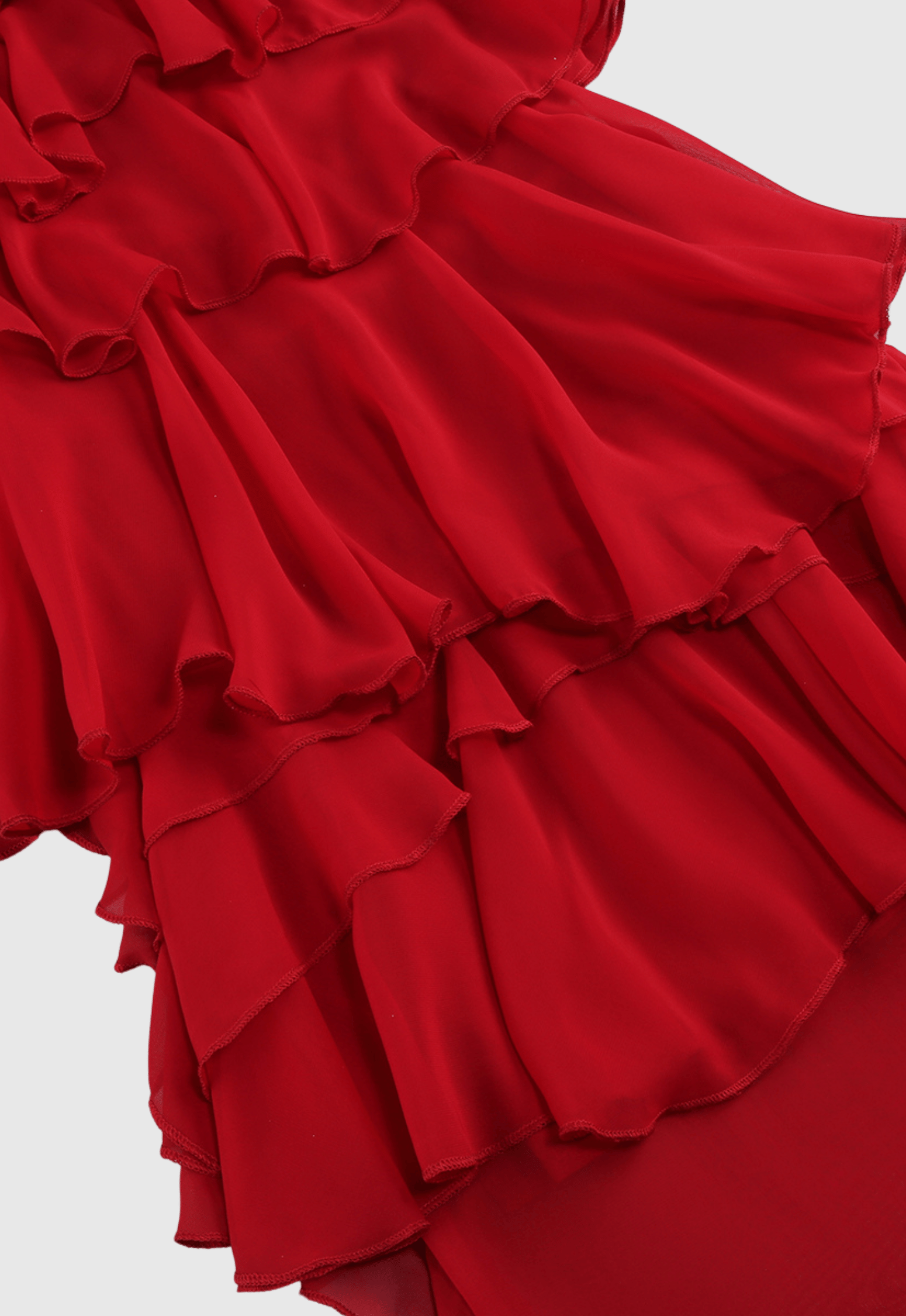 BeFloral Halter Ruffle Midi Dress