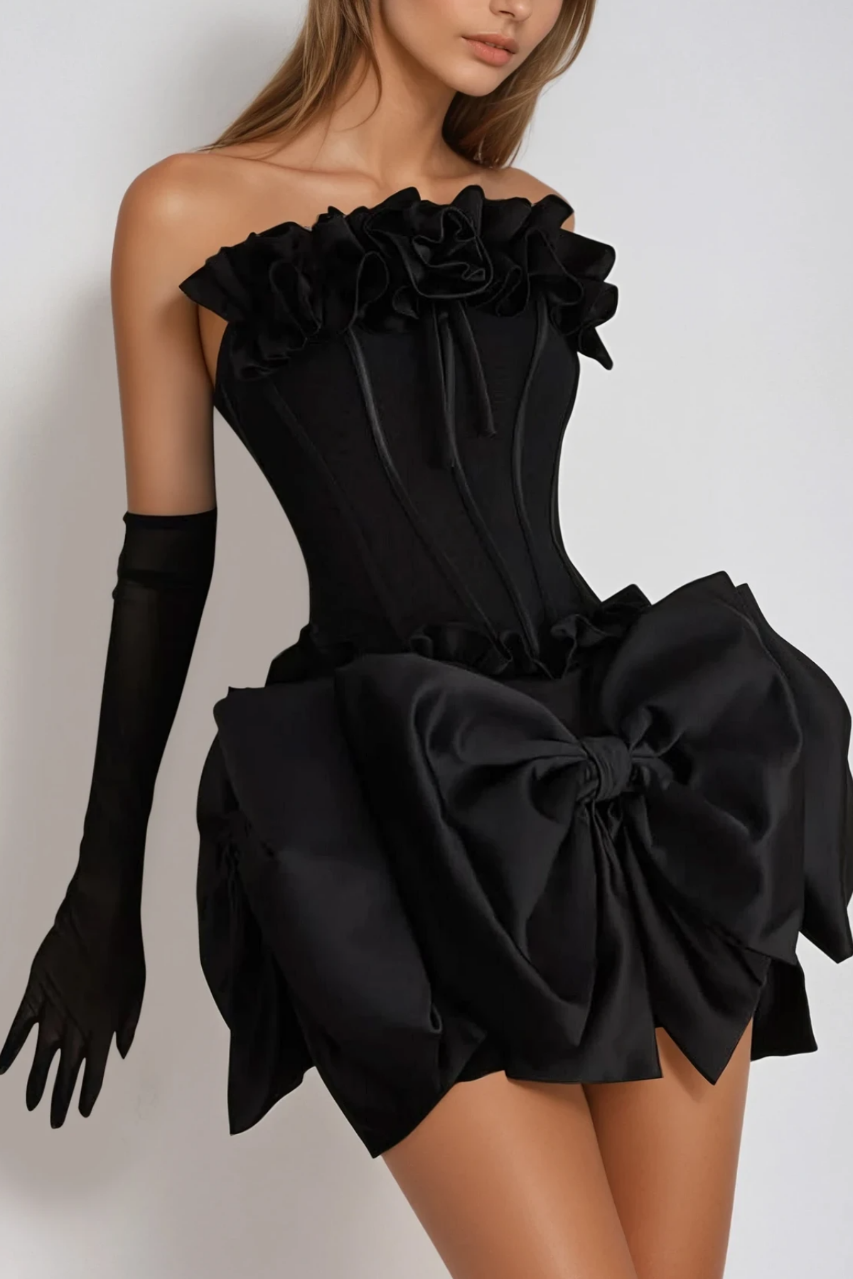 Flower Corset Skirt Set