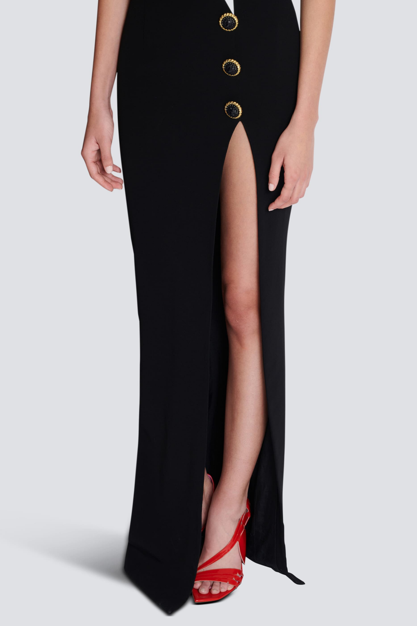 Bruna Split Maxi Bandage Dress