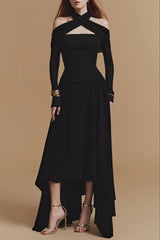 Long sleeve Midi Dress