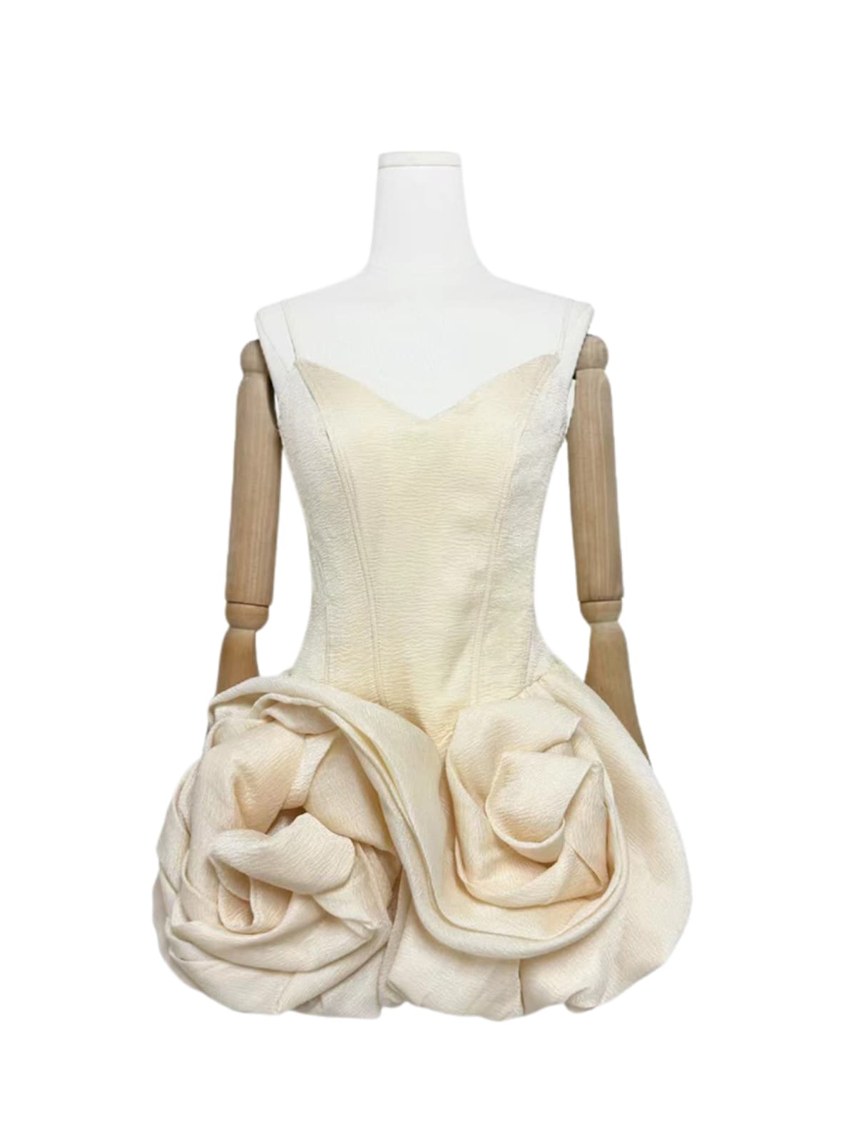 3D Flower Bud Mini Dress