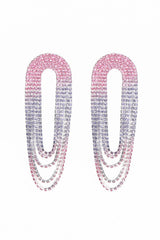 Gradient Color Large Earrings