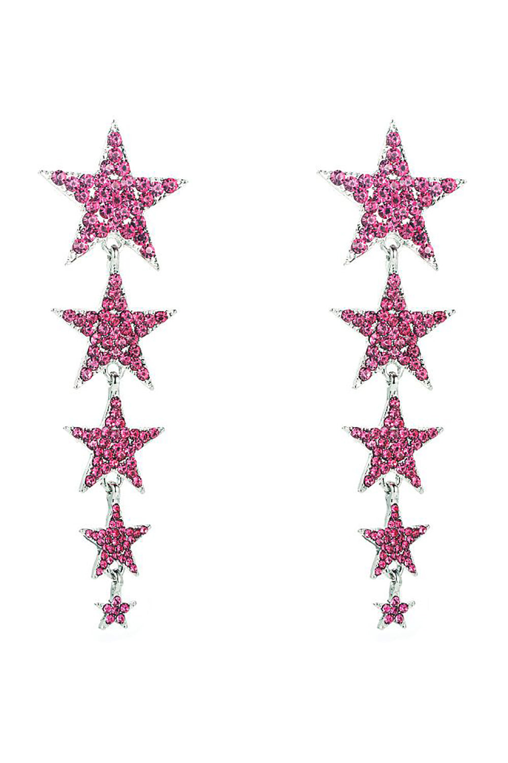 Five-Pointed Stars Prom Earrings
