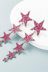 Five-Pointed Stars Prom Earrings