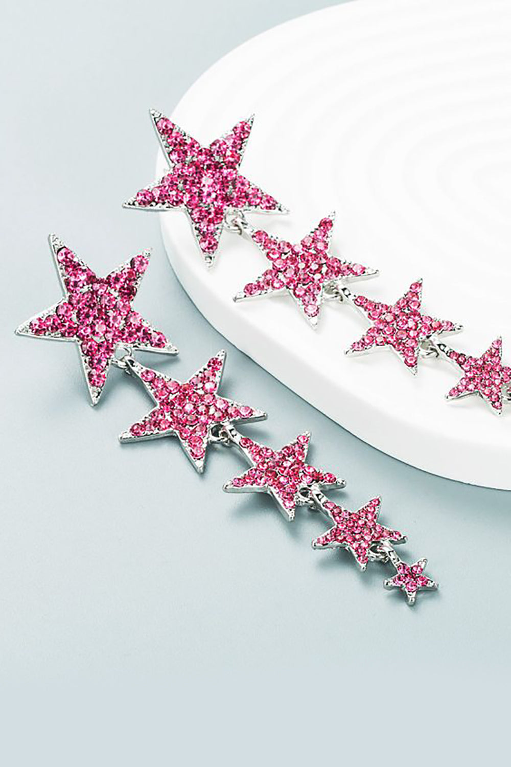 Five-Pointed Stars Prom Earrings