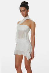 Cabau Wrap Around Top - White