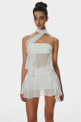 Cabau Wrap Around Top - White