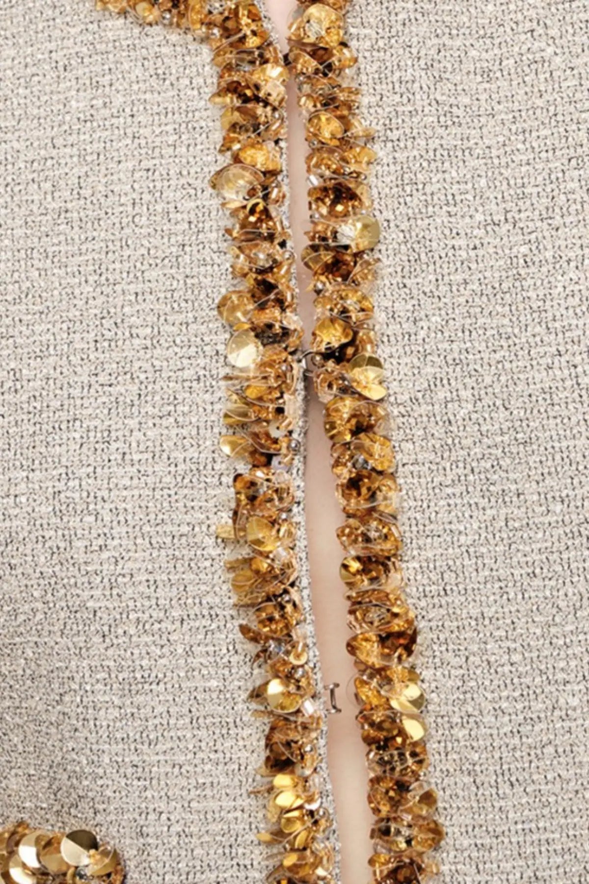 Sequin Jacket in Apricot