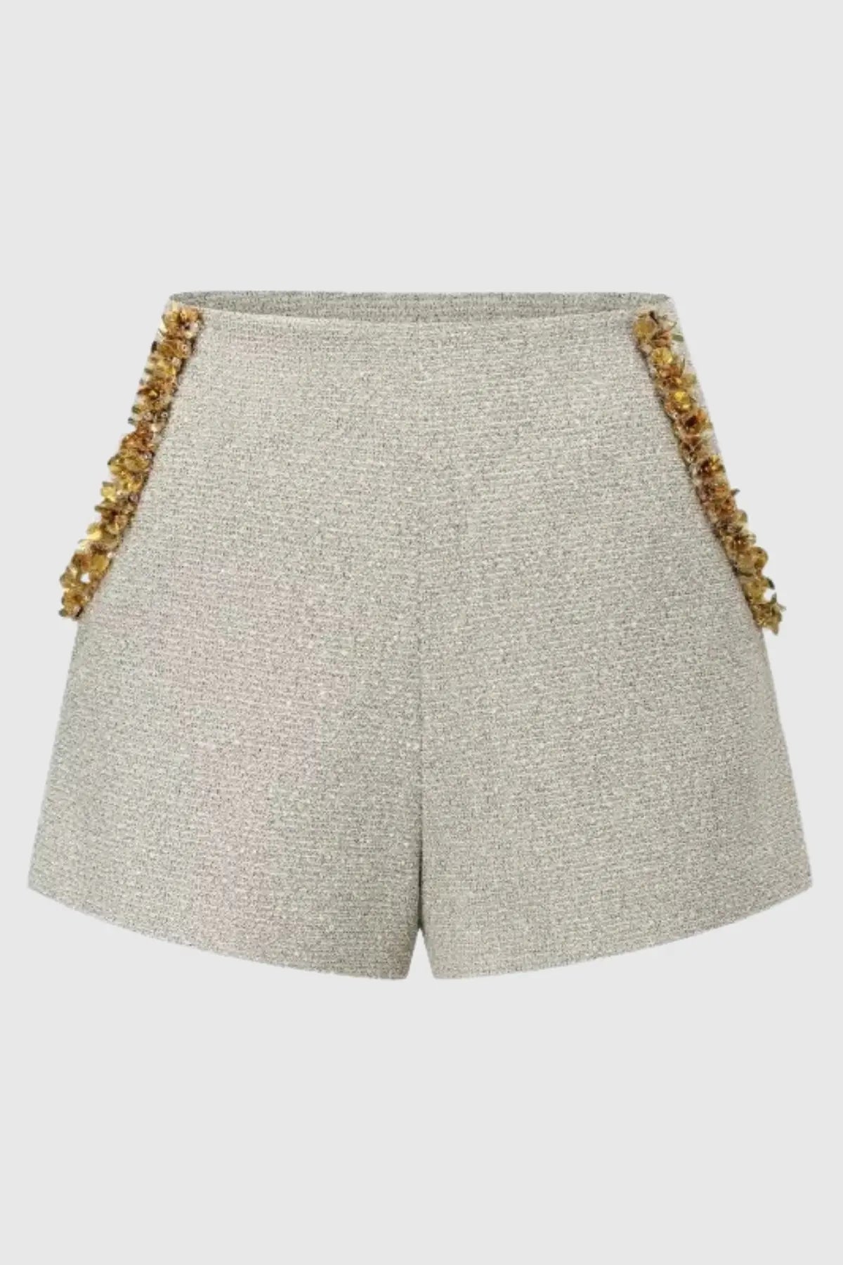 Sequin Jacket in Apricot