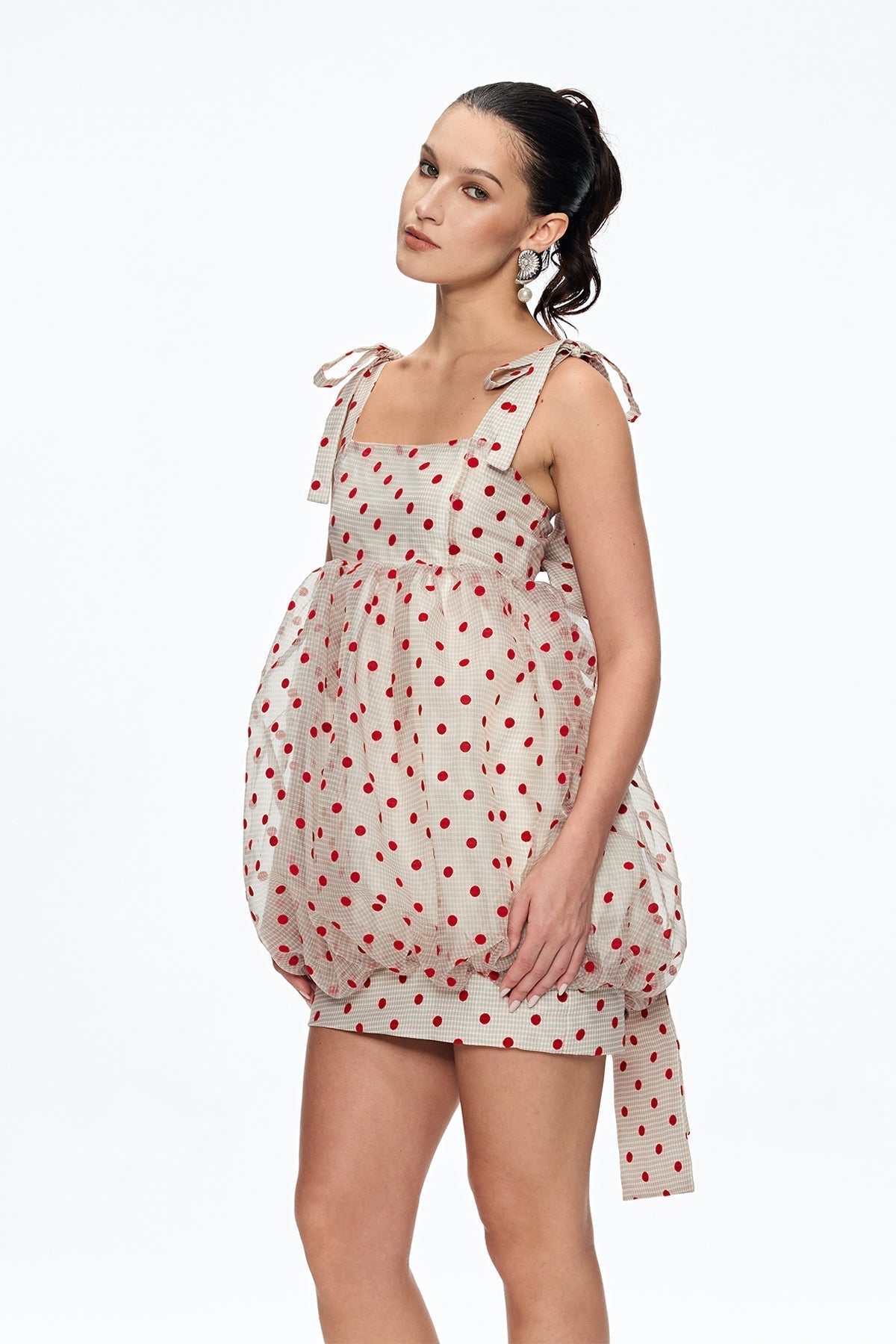 Grid Mini Dress