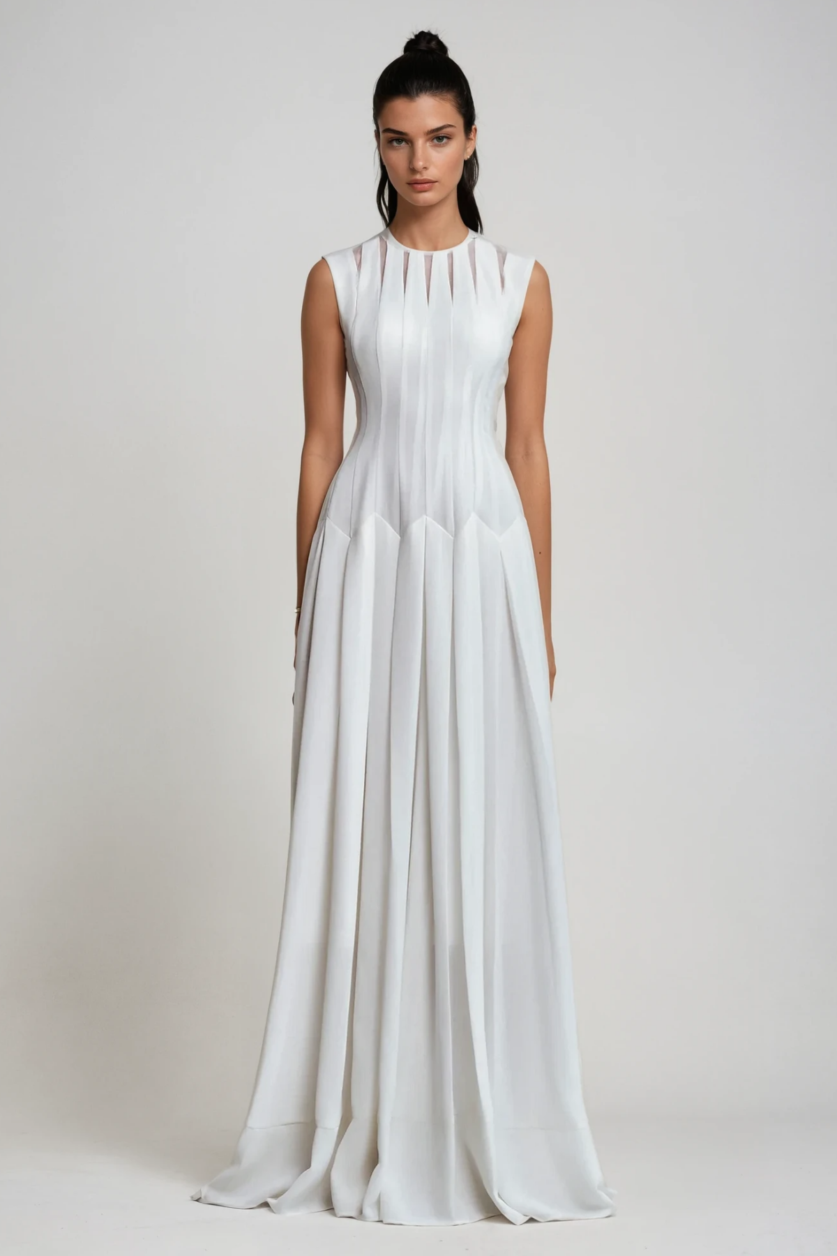 Ruch Ruffle Sleeveless Maxi Dress
