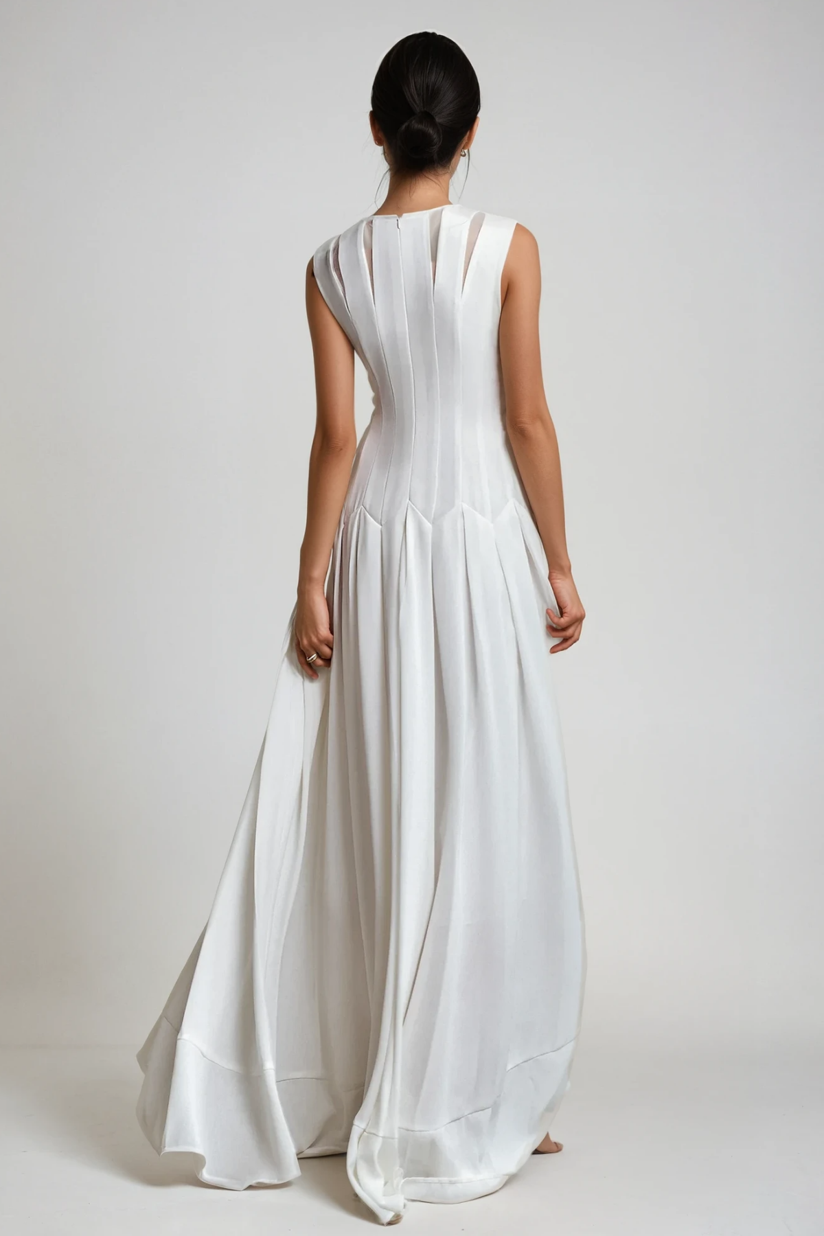 Ruch Ruffle Sleeveless Maxi Dress