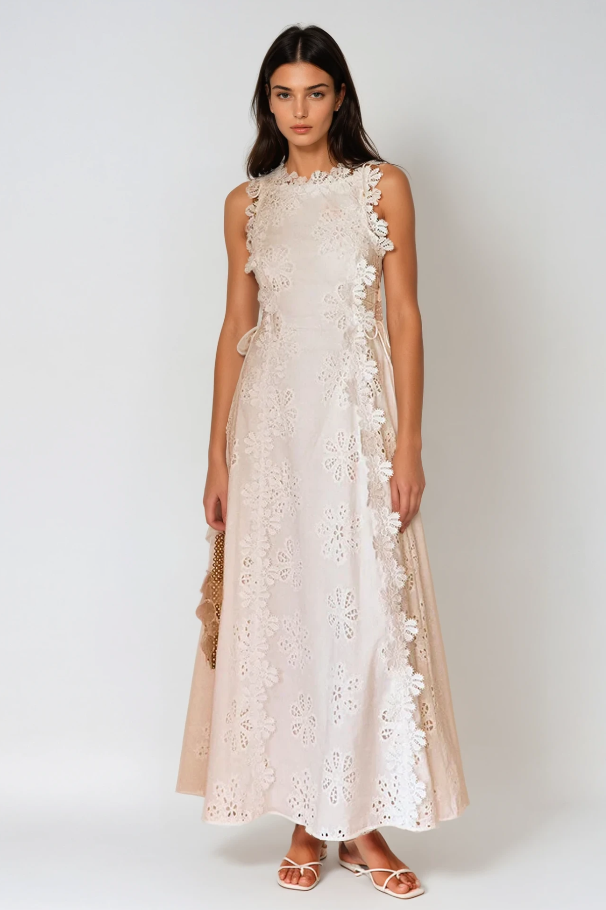 Embroidered Maxi Dress